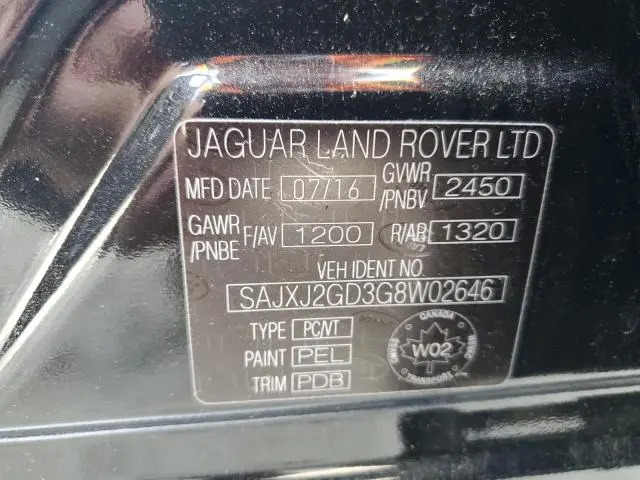 2016 JAGUAR XJL PORTFOLIO  