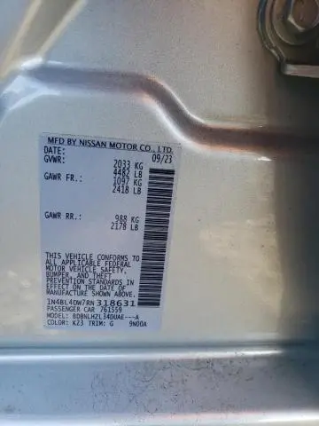 2024 NISSAN ALTIMA SV  