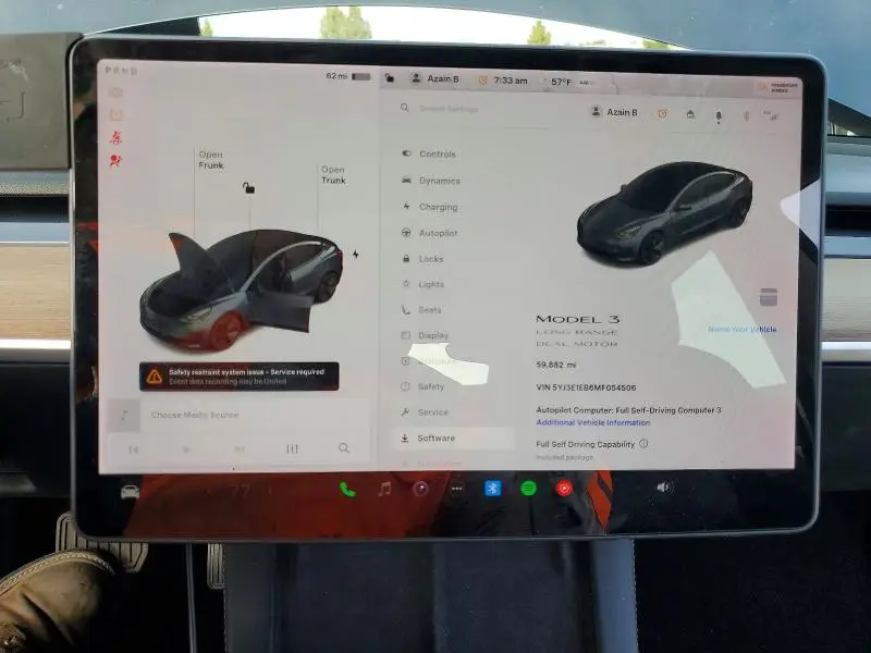 2021 TESLA MODEL 3   