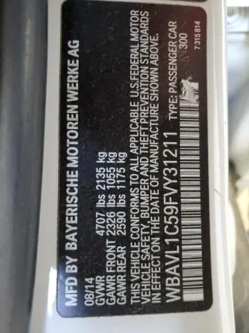 2015 BMW X1 XDRIVE28I  