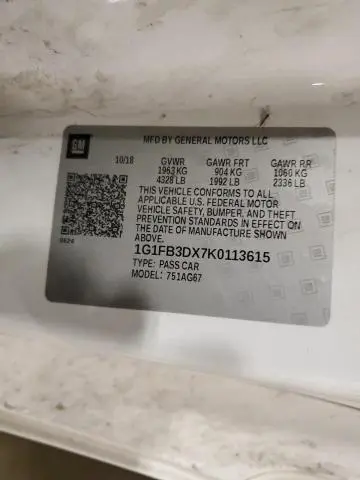 2019 CHEVROLET CAMARO LS  