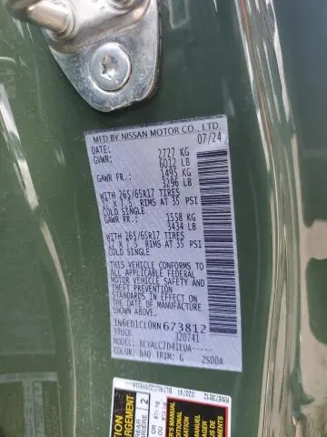 2024 NISSAN FRONTIER S  