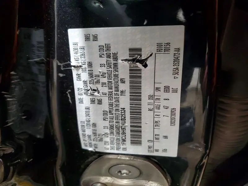 2022 FORD ESCAPE SEL  