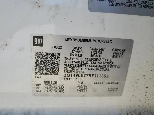 2024 GMC SIERRA K2500 HEAVY DUTY  