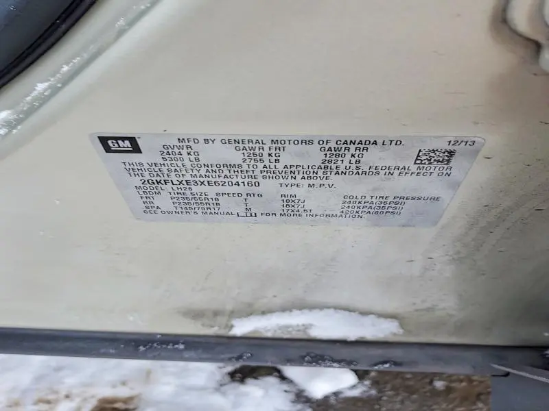 2014 GMC TERRAIN SLT  