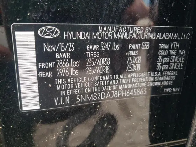 2023 HYUNDAI SANTA FE SEL  