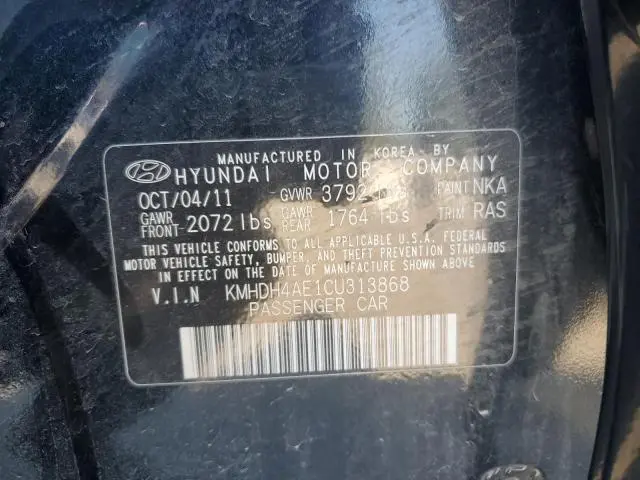 2012 HYUNDAI ELANTRA GLS  