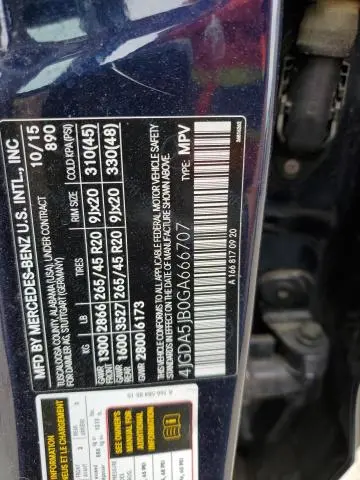 2016 MERCEDES-BENZ GLE 350  