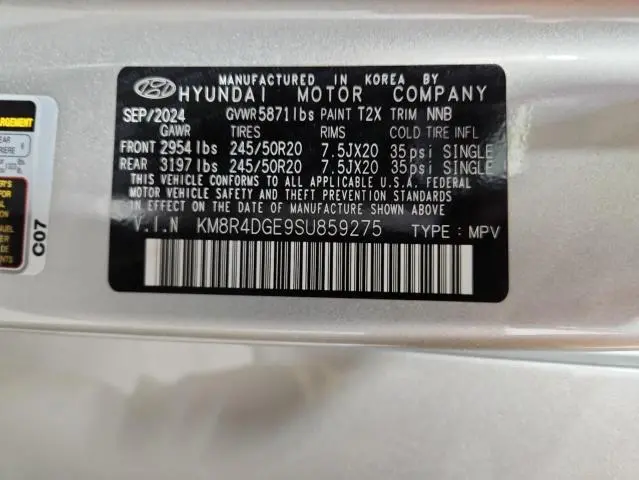 2025 HYUNDAI PALISADE SEL PREMIUM  