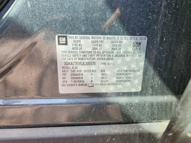2018 GMC TERRAIN SLE  