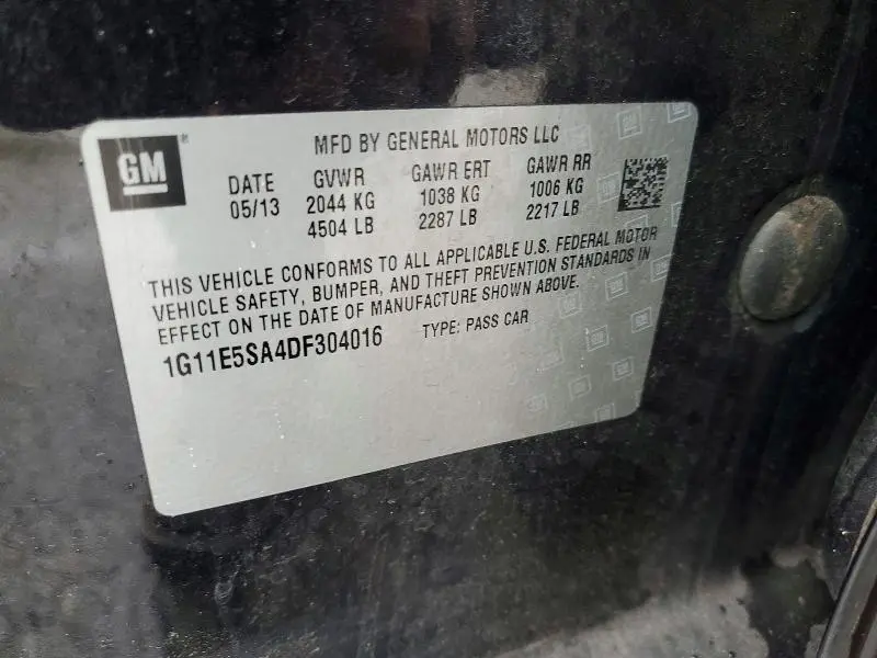 2013 CHEVROLET MALIBU 2LT  