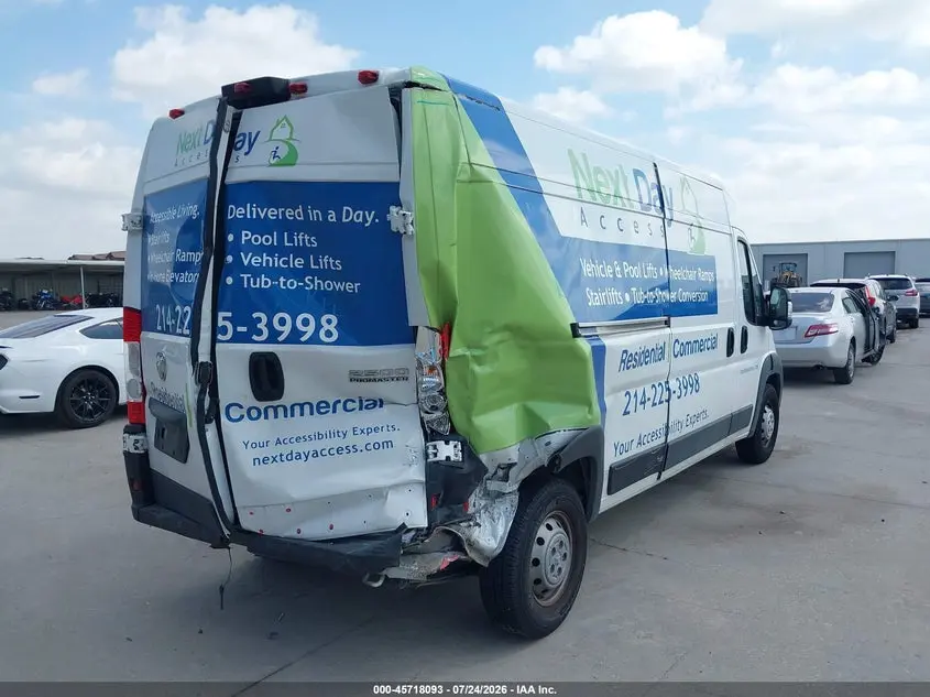 2023 RAM PROMASTER 2500 HIGH ROOF 159 WB