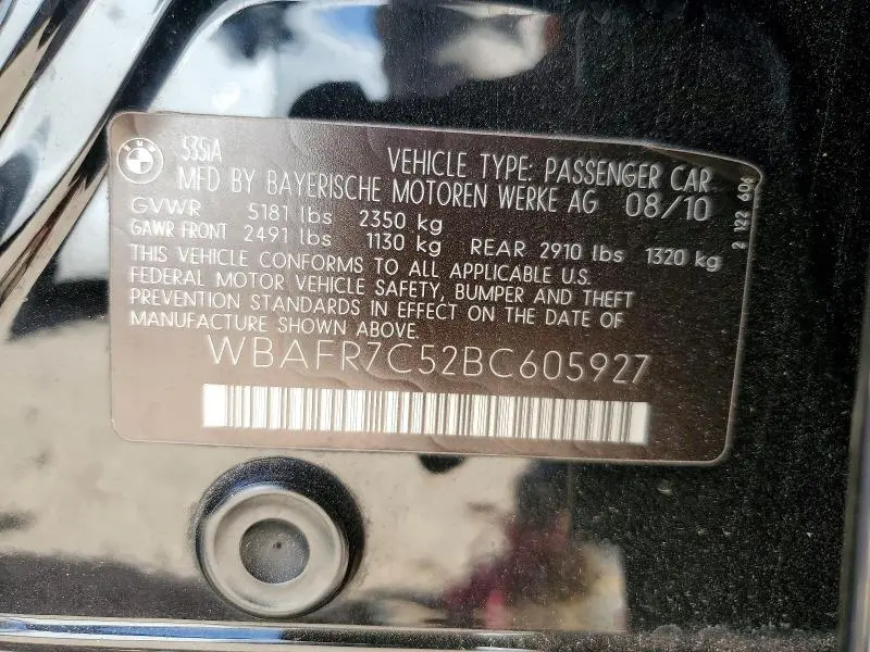 2011 BMW 535 I  