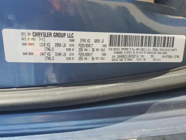 2011 CHRYSLER TOWN & COUNTRY TOURING L  