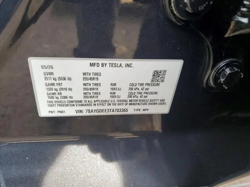 2026 TESLA MODEL Y   