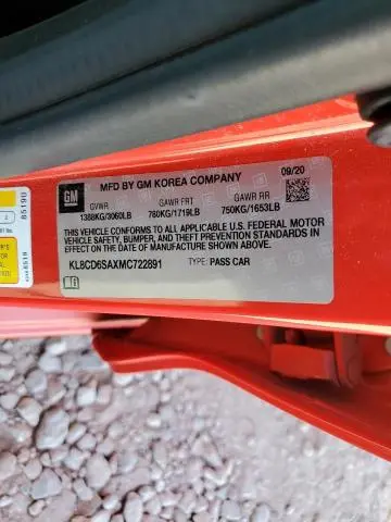 2021 CHEVROLET SPARK 1LT  