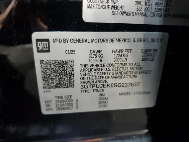 2025 GMC SIERRA K1500 ELEVATION-L  