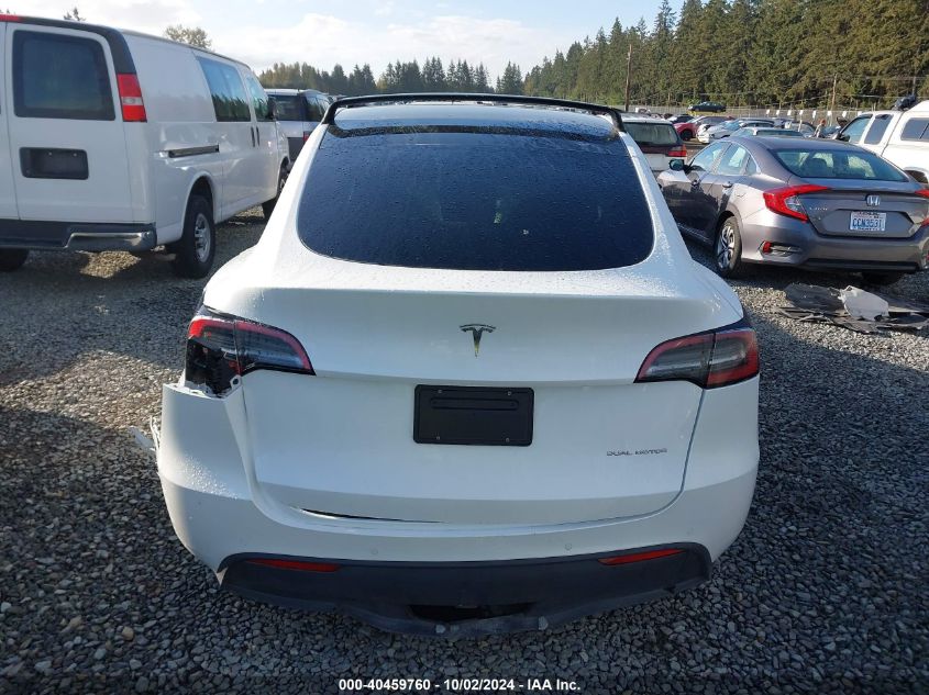 2022 TESLA MODEL Y LONG RANGE DUAL MOTOR ALL-WHEEL DRIVE