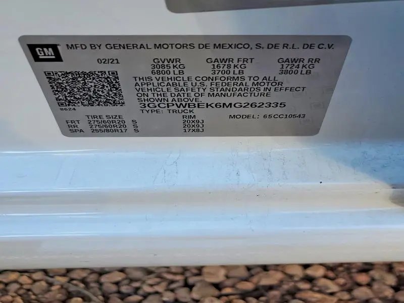 2021 CHEVROLET SILVERADO C1500 CUSTOM  