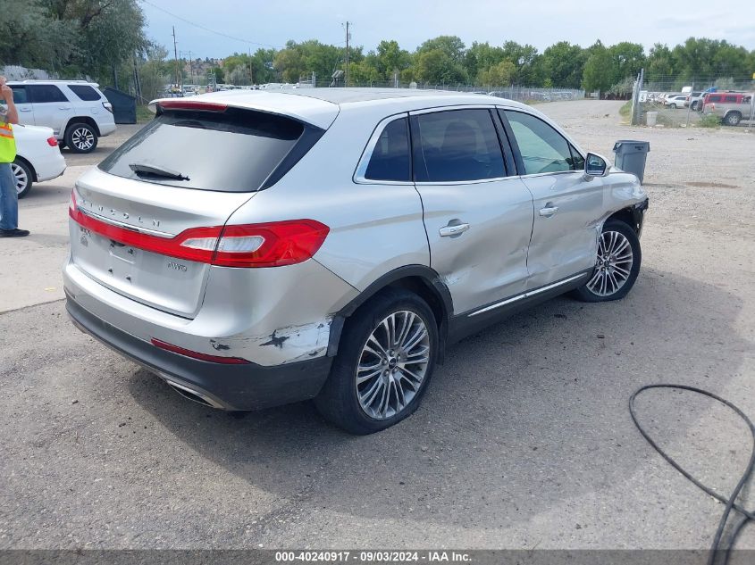 2018 LINCOLN MKX RESERVE