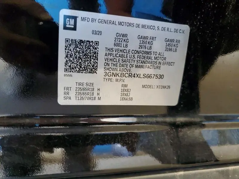2020 CHEVROLET BLAZER 2LT  