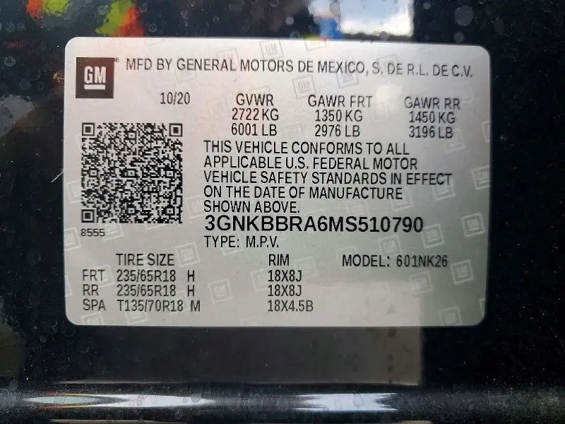 2021 CHEVROLET BLAZER 1LT  