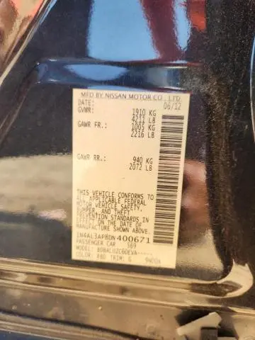 2013 NISSAN ALTIMA 2.5  