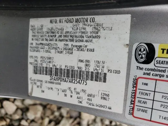 2010 FORD FUSION SE  