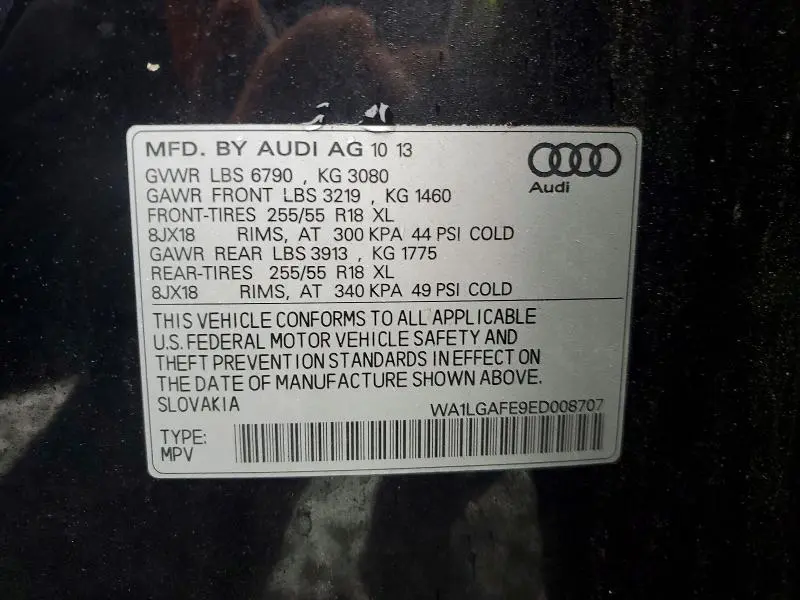2014 AUDI Q7 PREMIUM PLUS  