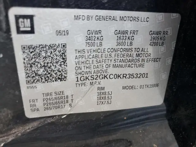 2019 GMC YUKON XL K1500 SLT  