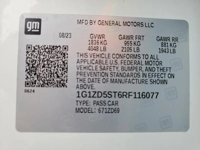 2024 CHEVROLET MALIBU LT  