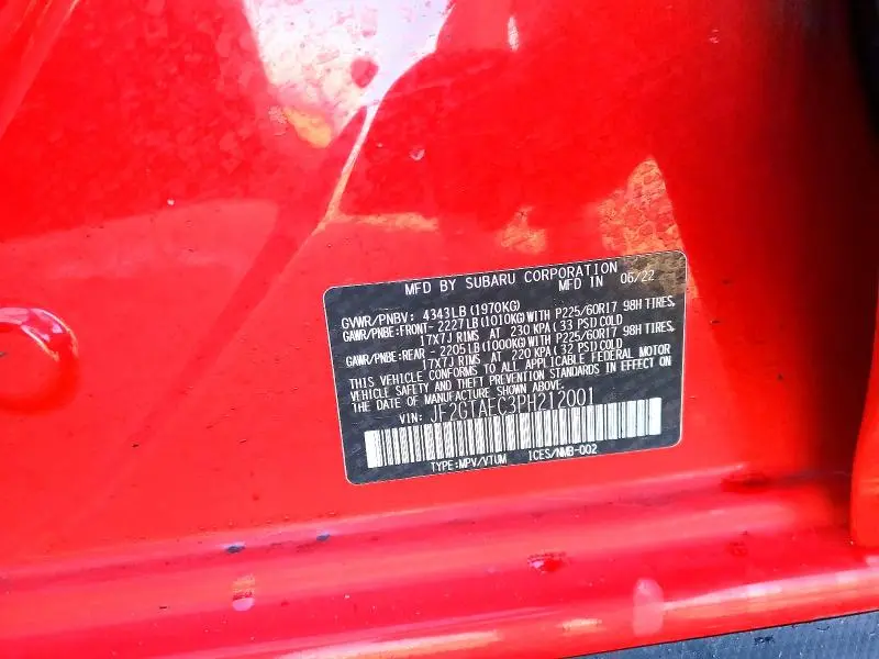 2023 SUBARU CROSSTREK PREMIUM  