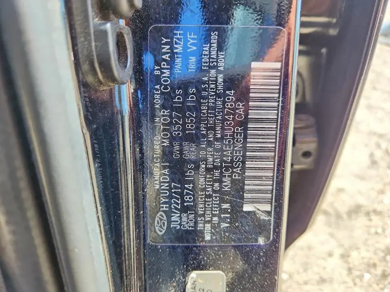 2017 HYUNDAI ACCENT VALUE EDITION  