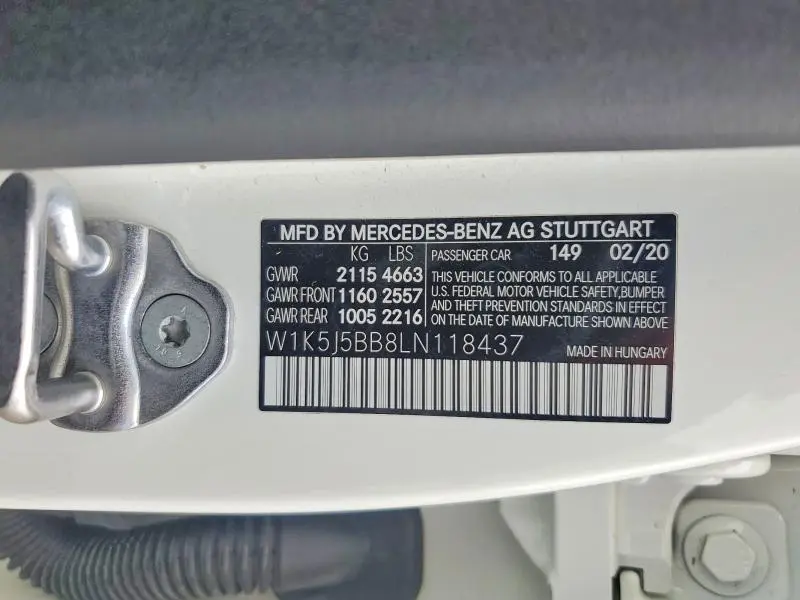2020 MERCEDES-BENZ CLA AMG 35 4MATIC  