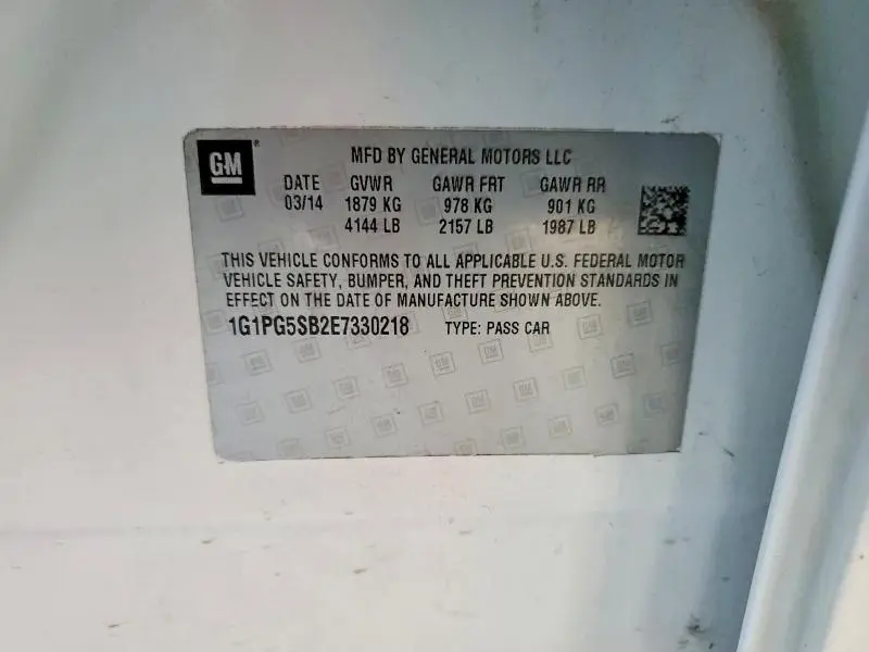 2014 CHEVROLET CRUZE LTZ  