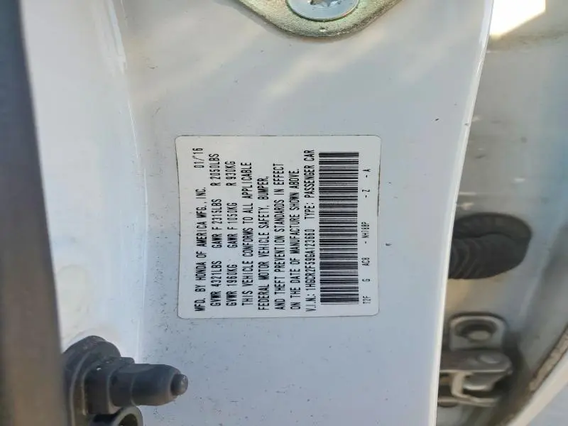 2016 HONDA ACCORD SPORT  