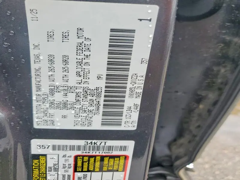 2026 TOYOTA SEQUOIA 1794 EDITION  