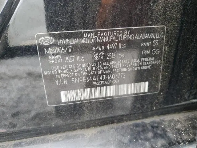 2018 HYUNDAI SONATA SPORT  