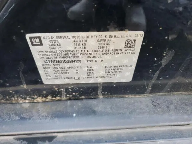 2013 CADILLAC SRX PREMIUM COLLECTION  