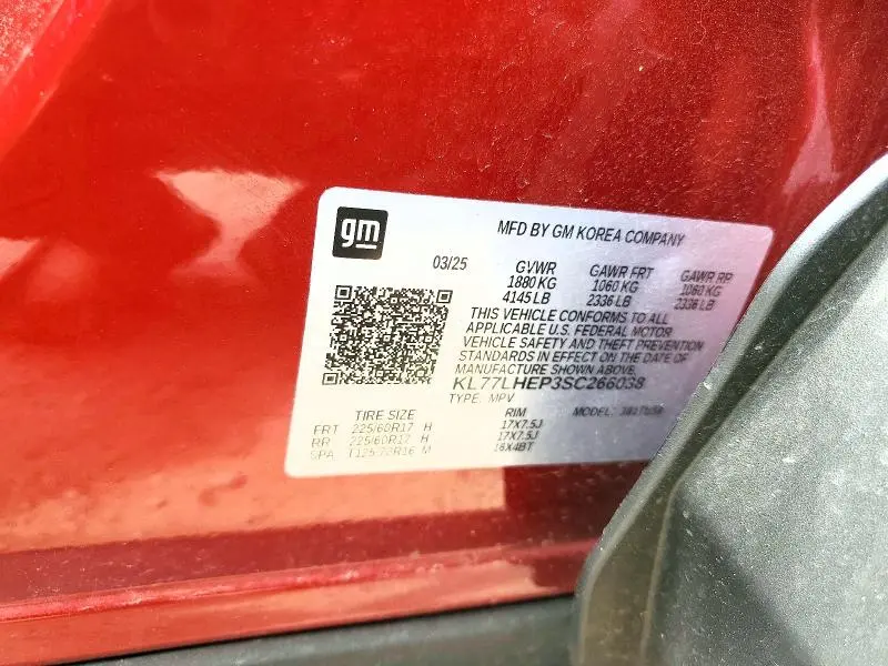 2025 CHEVROLET TRAX 1LT  