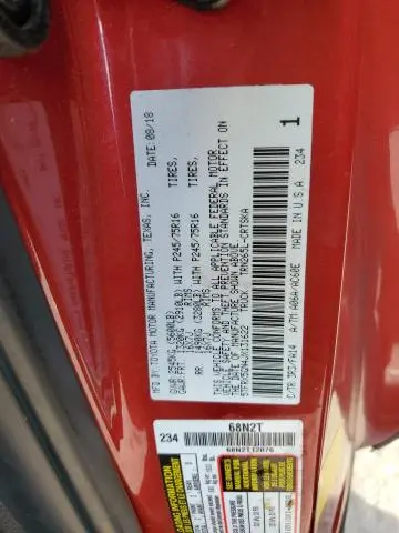 2018 TOYOTA TACOMA ACCESS CAB  