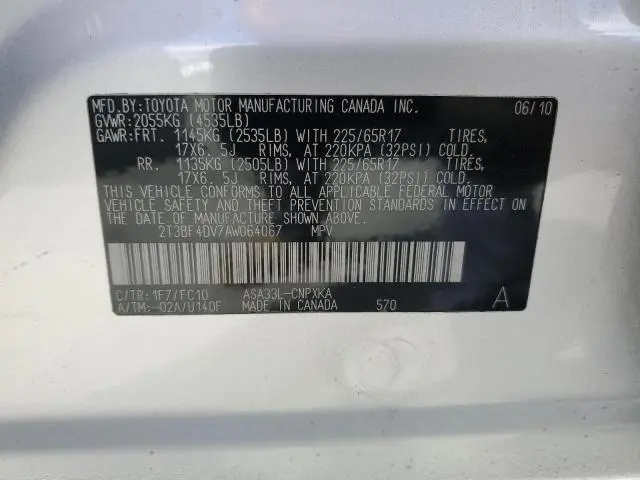 2010 TOYOTA RAV4 
