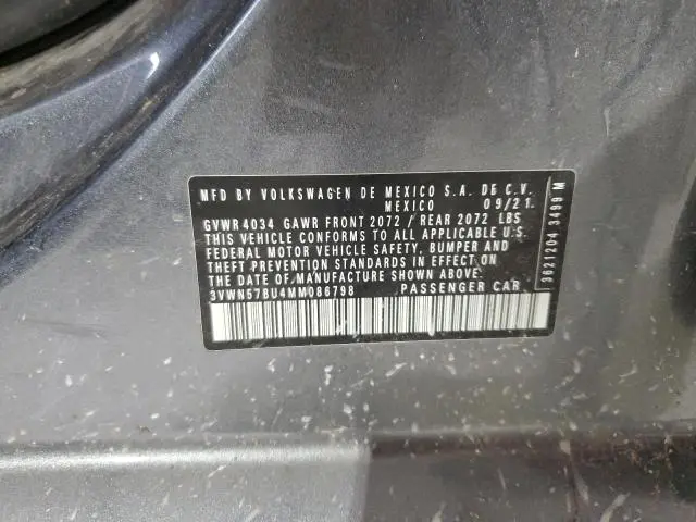 2021 VOLKSWAGEN JETTA S  