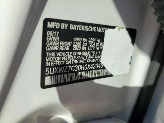 2017 BMW X3 SDRIVE28I  