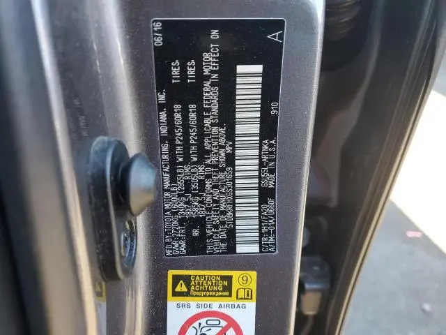 2016 TOYOTA HIGHLANDER LE