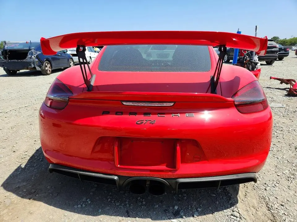 2016 PORSCHE CAYMAN GT4  