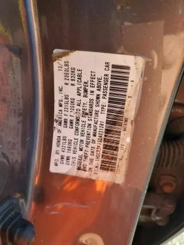 2013 HONDA ACCORD EX  