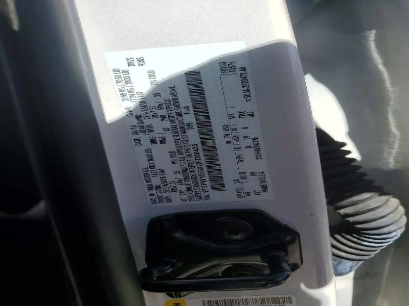 2016 FORD F150 SUPERCREW  