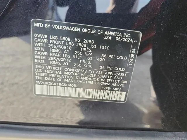 2024 VOLKSWAGEN ATLAS PEAK EDITION SEL  