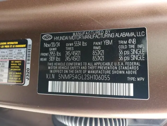 2025 HYUNDAI SANTA FE CALLIGRAPHY  